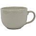 Taza jumbo de gres color beige 0,58 litros de capacidad, actuel.