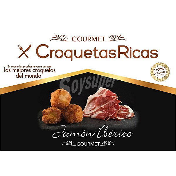 Gourmet croquetas de jamón ibérico 100% caseras