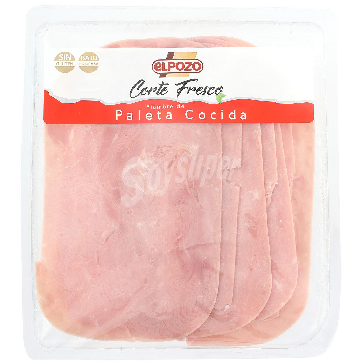 Paleta cocida loncheada sin gluten