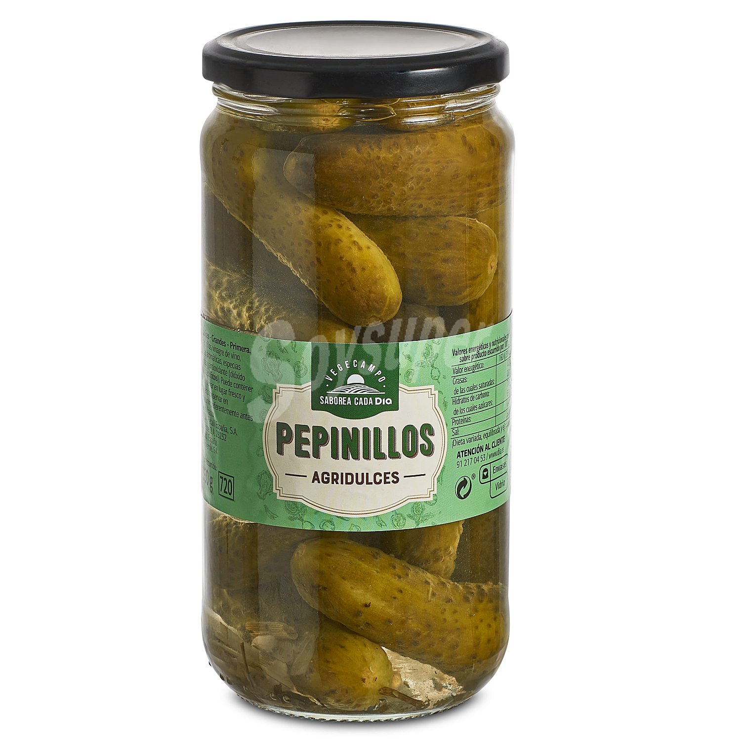 Pepinillos agridulces Vegecampo