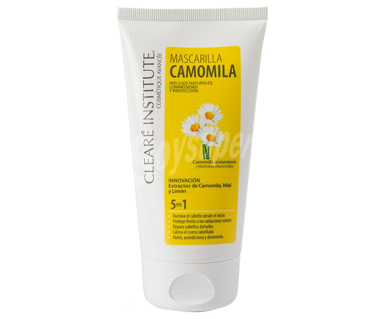 Mascarilla con extracto de camomila, miel y limón para unos reflejos naturales