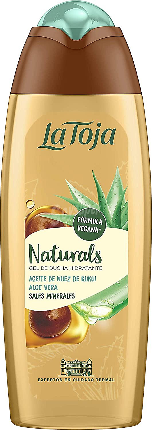 LA toja Gel hidratante para baño o ducha, fórmula vegana LA toja Naturals