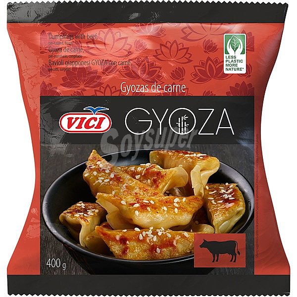 Gyozas de carne