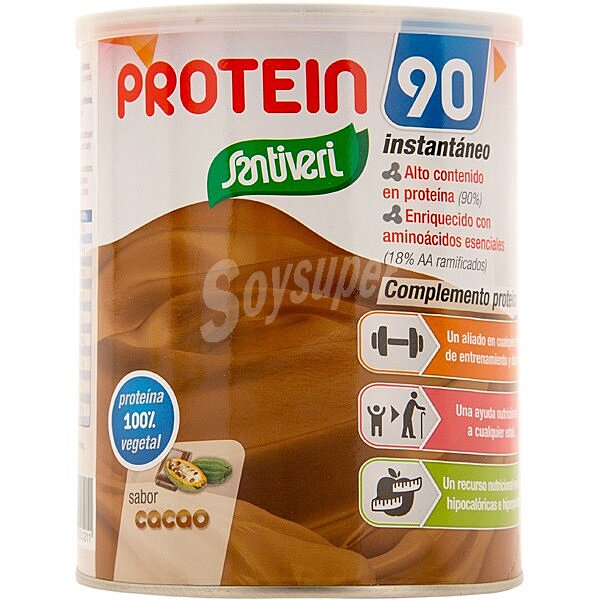 Complemento proteico para desarrollo muscular sabor cacao