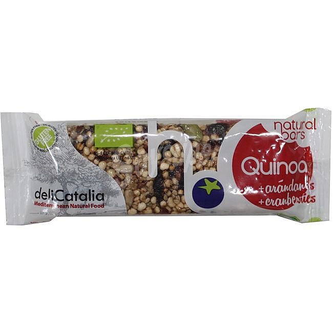 Barrita ecológica de quinoa-arándanos