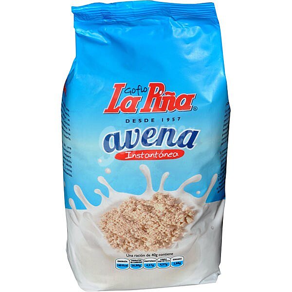 Gofio de avena instantáneo