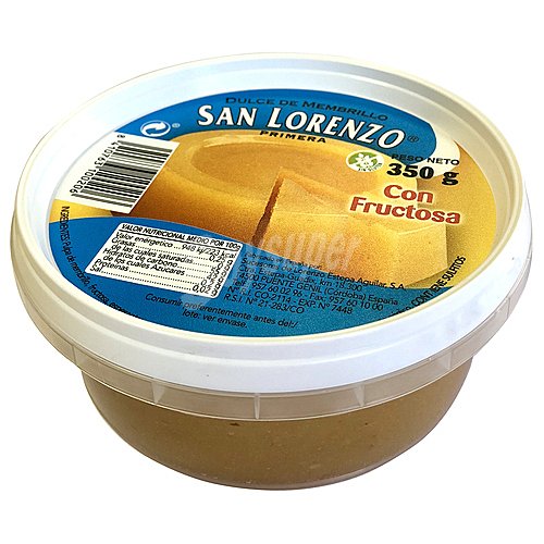 SAN lorenzo Dulce de membrillo con fructosa SAN lorenzo