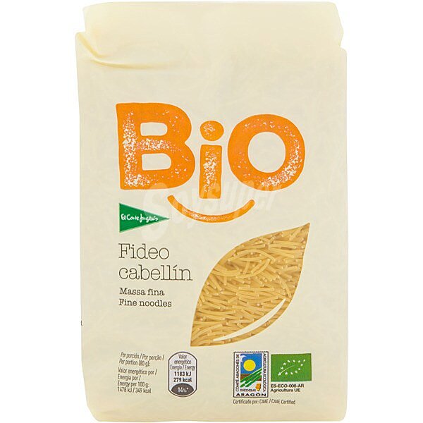 BIO fideo cabellín ecológico