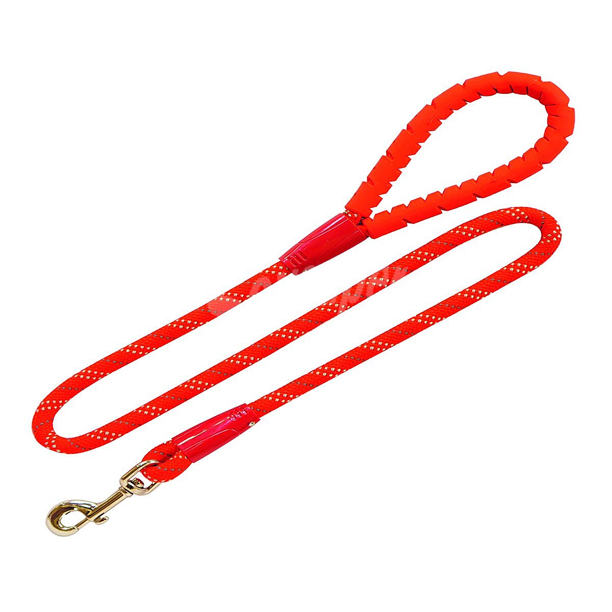 Correa de nylon para perros roja 120 cm