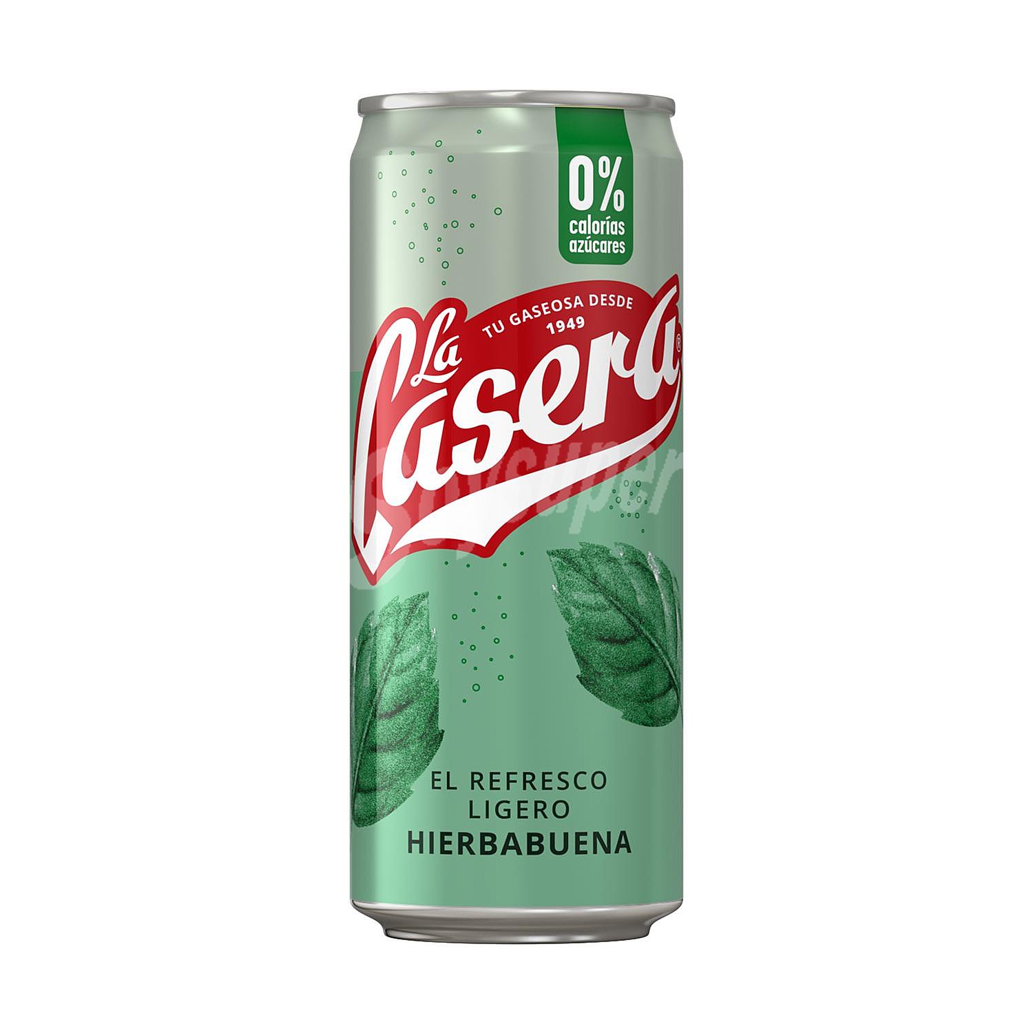 Refresco ligero (gaseosa) sabor hierbabuena