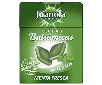 Perlas balsámicas, con sabor a menta y sin azúcares