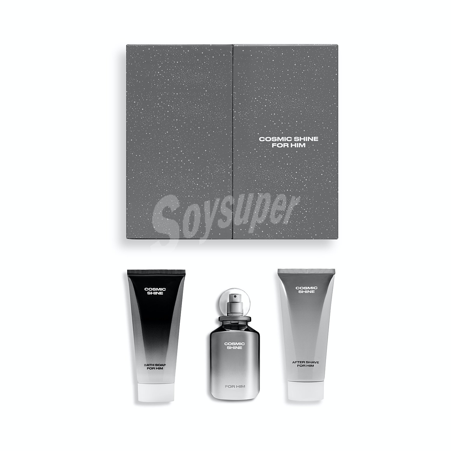 Lote hombre cosmic eau parfum (vaporizador 100 ml) + after shave (bote 100 ml) + gel (bote 100 ml)