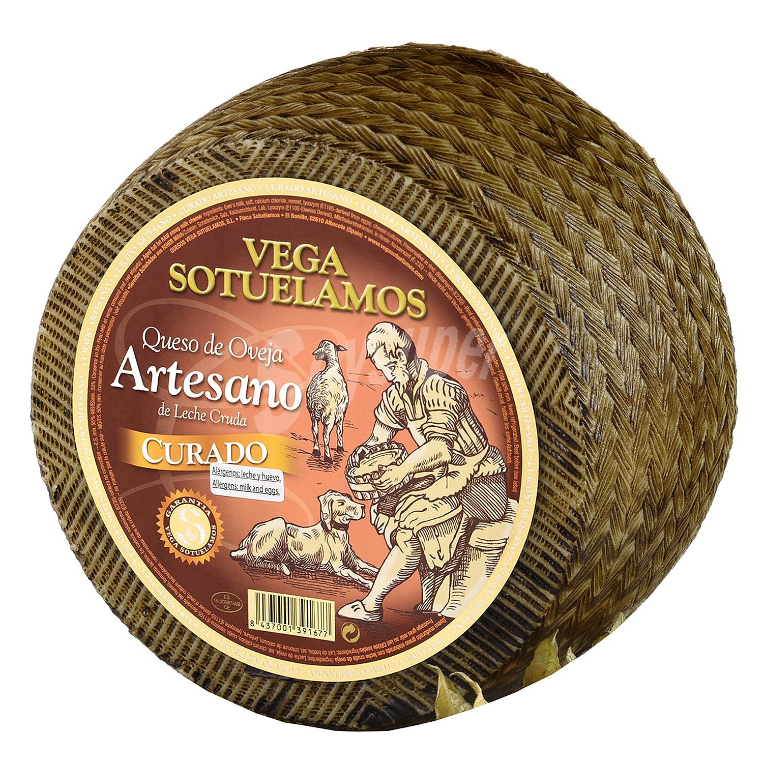 Queso de oveja artesano curado