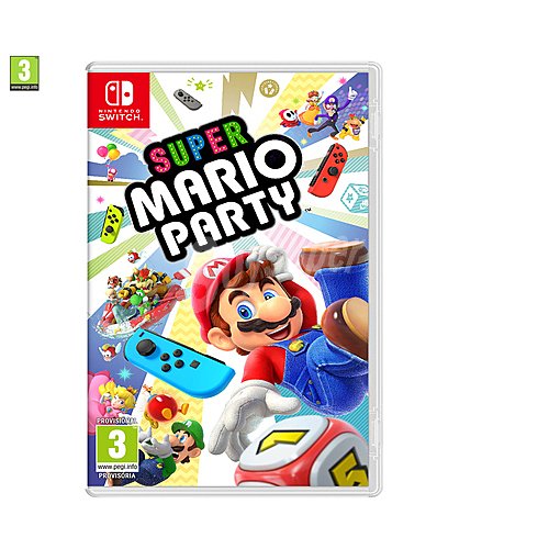 Videojuego Super Mario party para Nintendo Switch, género: minijuegos, pegi: +3