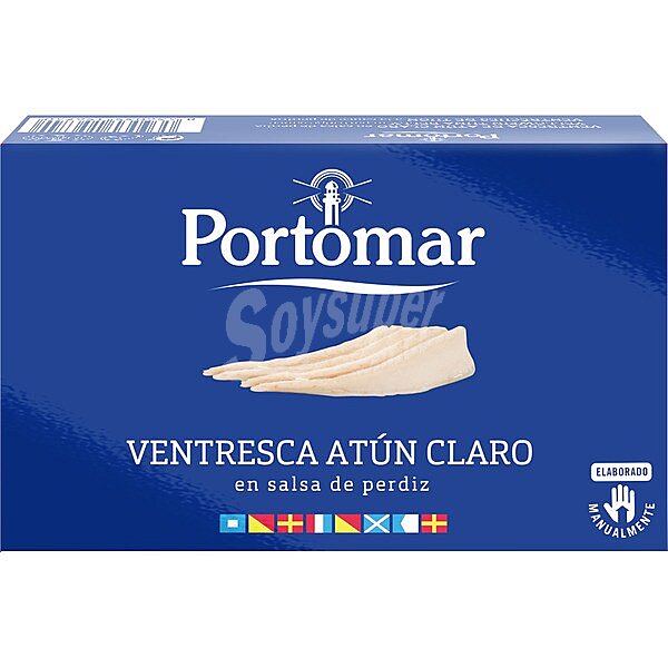 ventresca de atún claro en salsa de perdiz