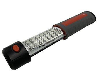 Linterna led de alta potencia con 32+7 leds telescópica alcampo