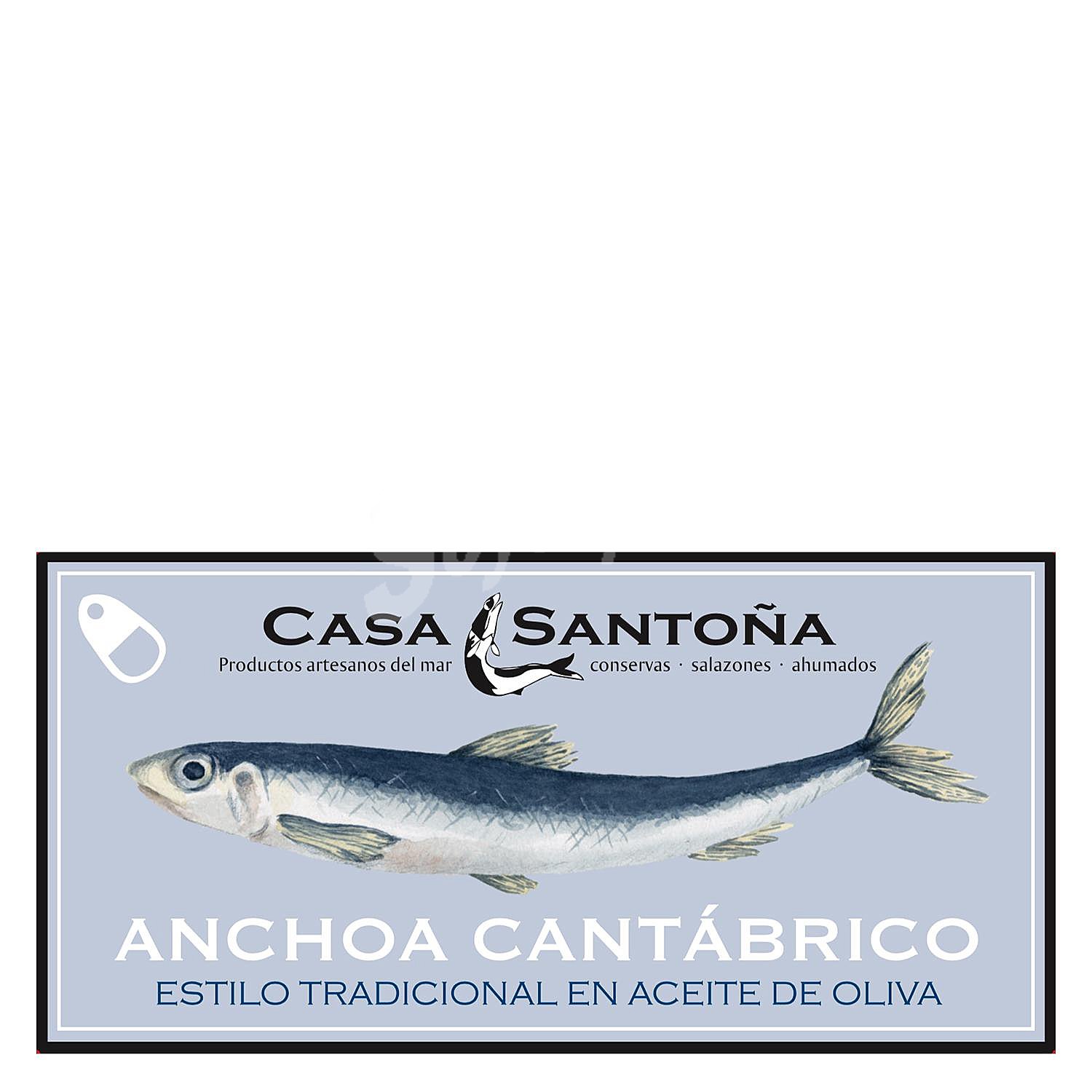 Anchoa del Cantábrico en aceite de oliva Casa Santoña