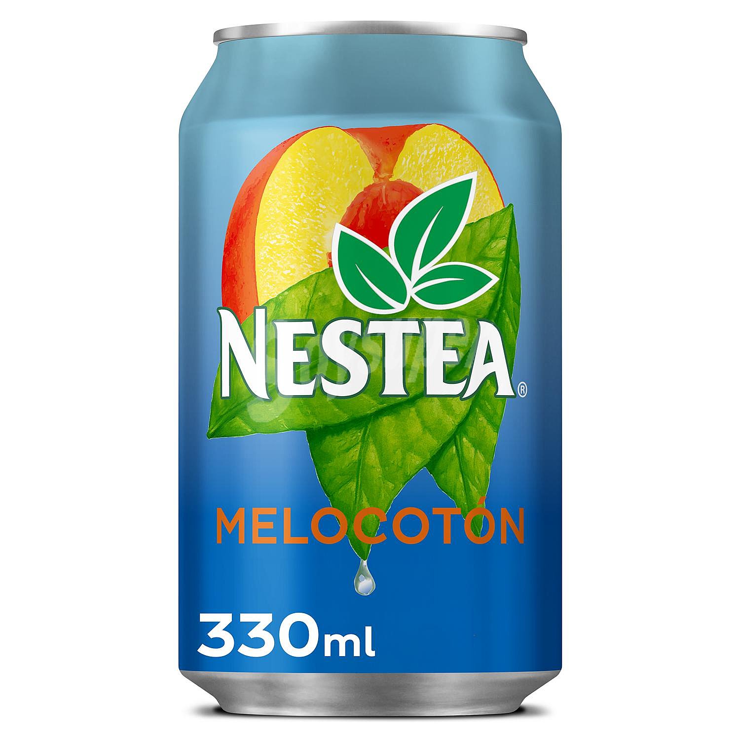 Refresco de té negro con melocotón