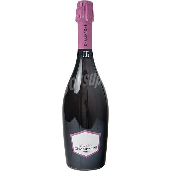 Champagne brut rosado