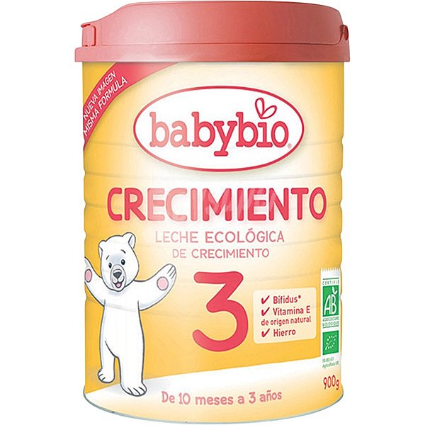 Leche infantil ecológica de crecimiento