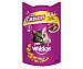 Snack para gatos sabor ave trio crunchy