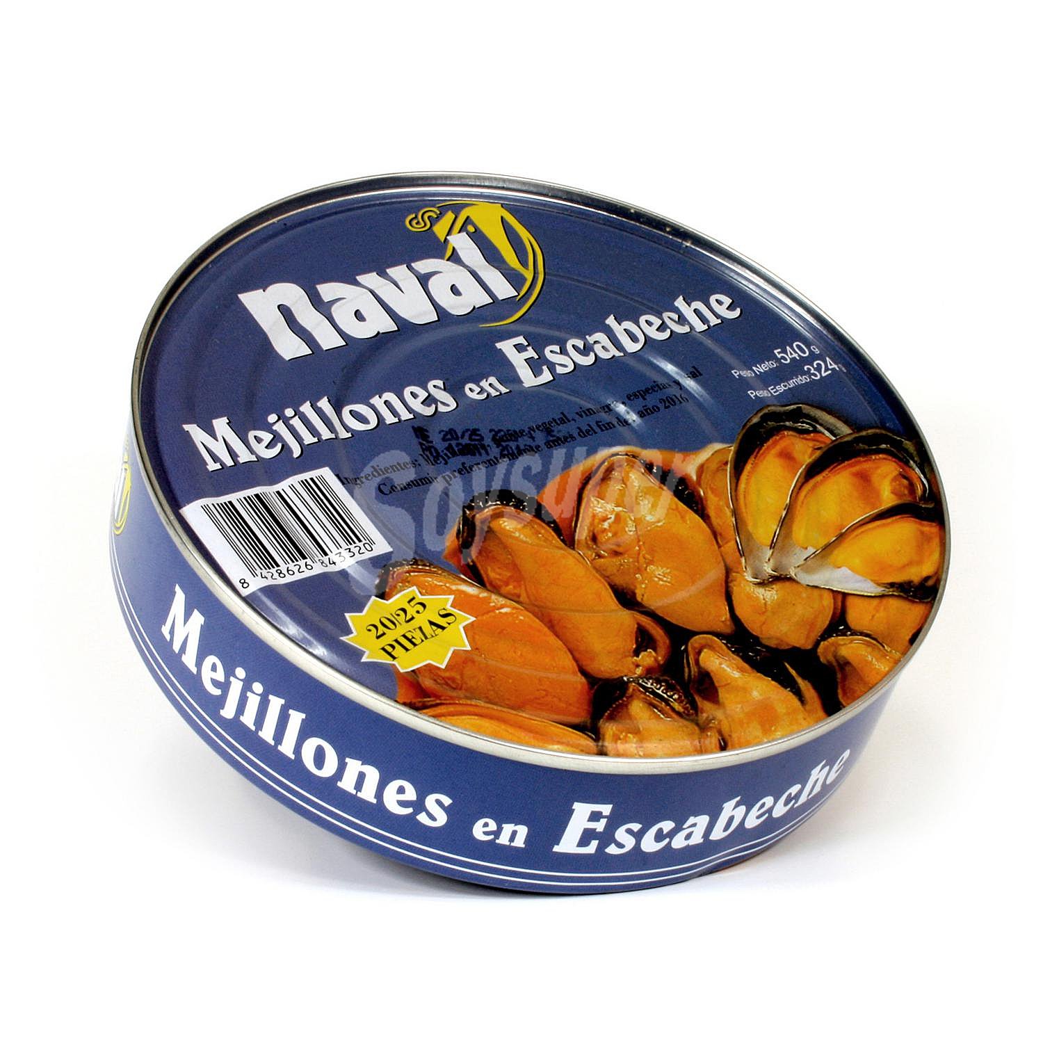 Mejillones en escabeche Naval