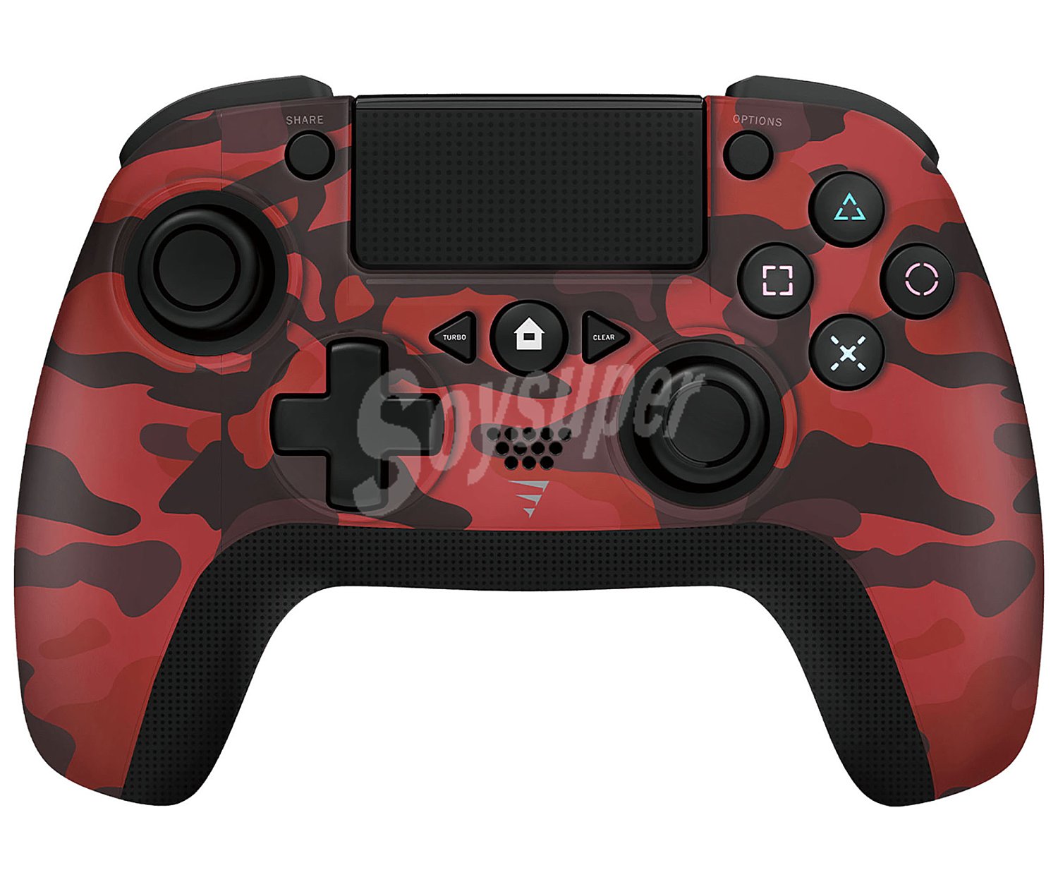 Mando inalámbrico para PS4 color rojo camuflaje, voltedge CX50