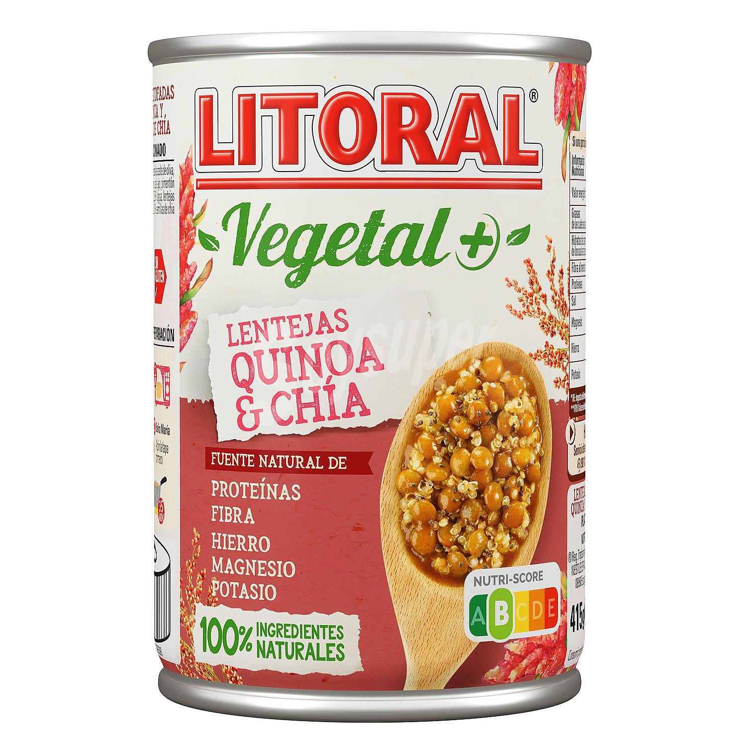 Vegetal lentejas quinoa & chía