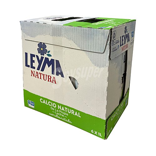 Leyma Leche semidesnatada de vaca (100% gallega) enriquecida con calcio leyma Calcio