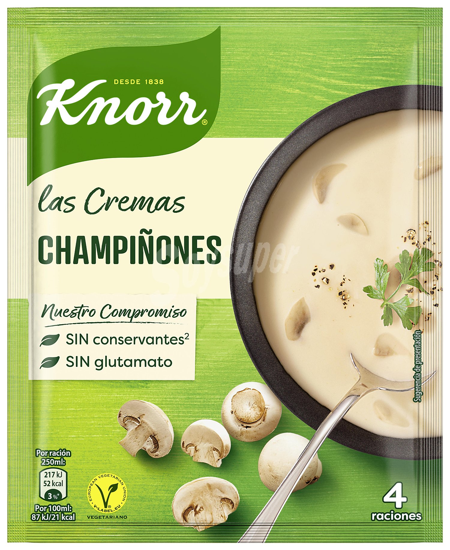 Las Cremas crema de champiñón