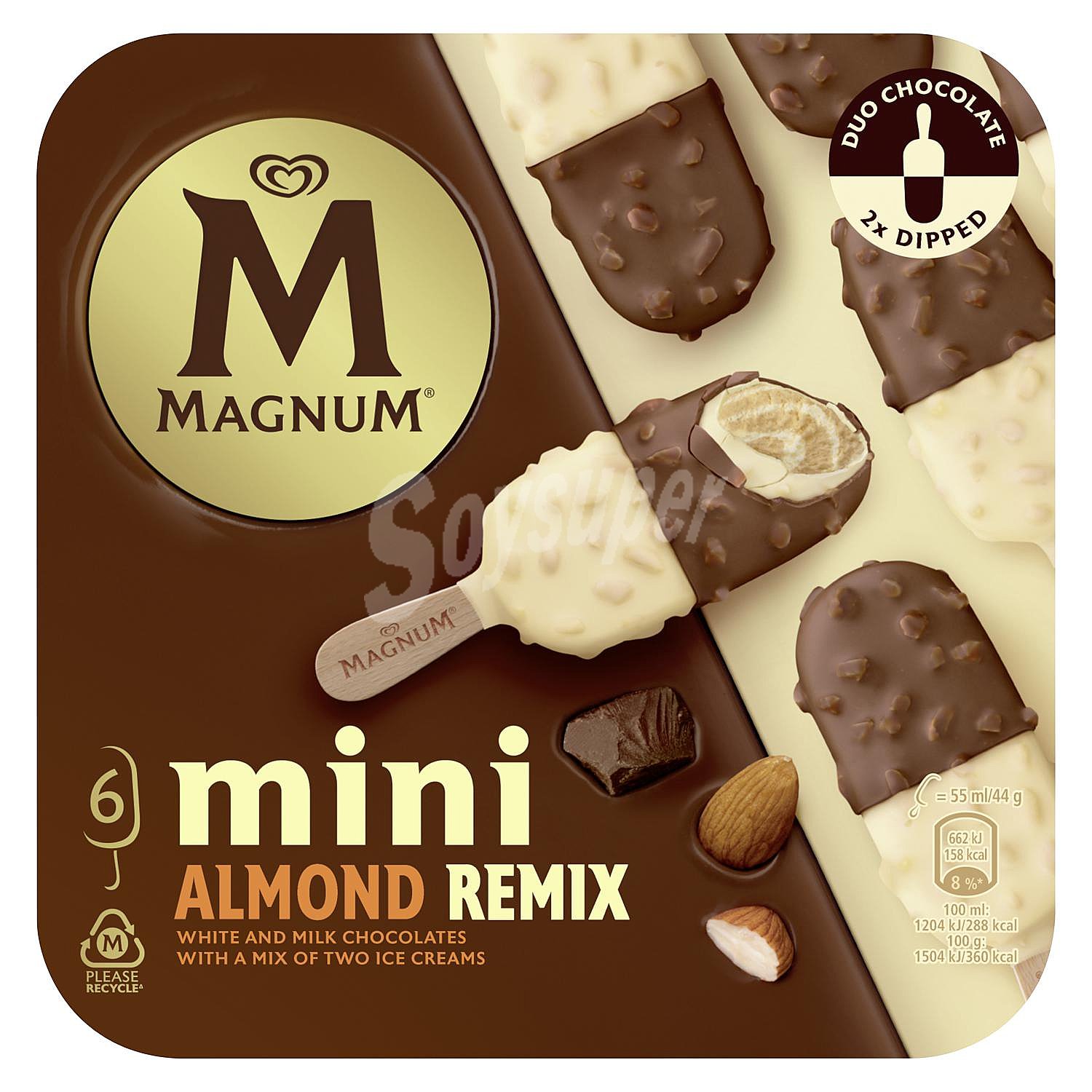 Mini bombón helado Almendrado Remix Magnum