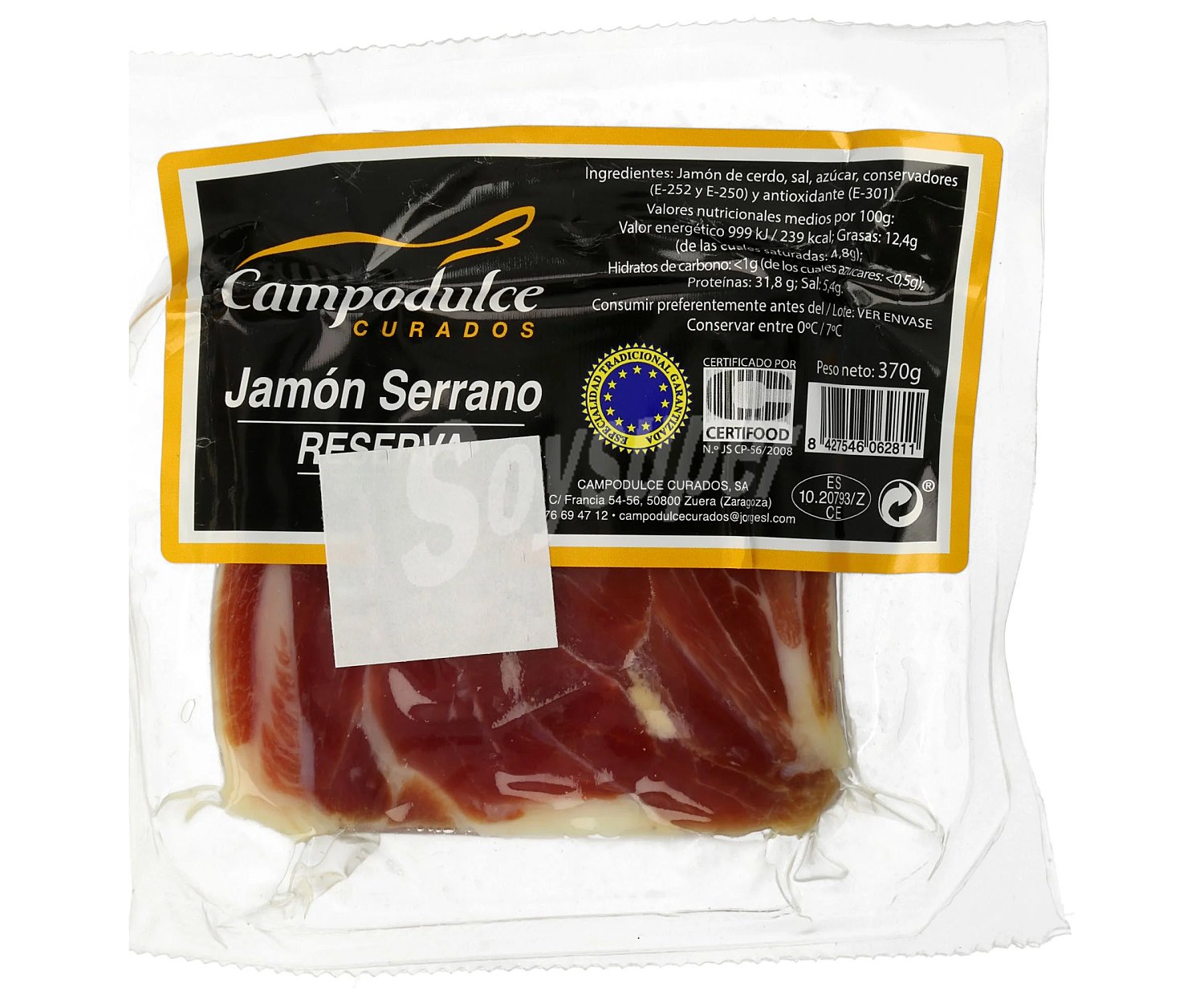 Campodulce Taco de jamón gran reserva campodulce