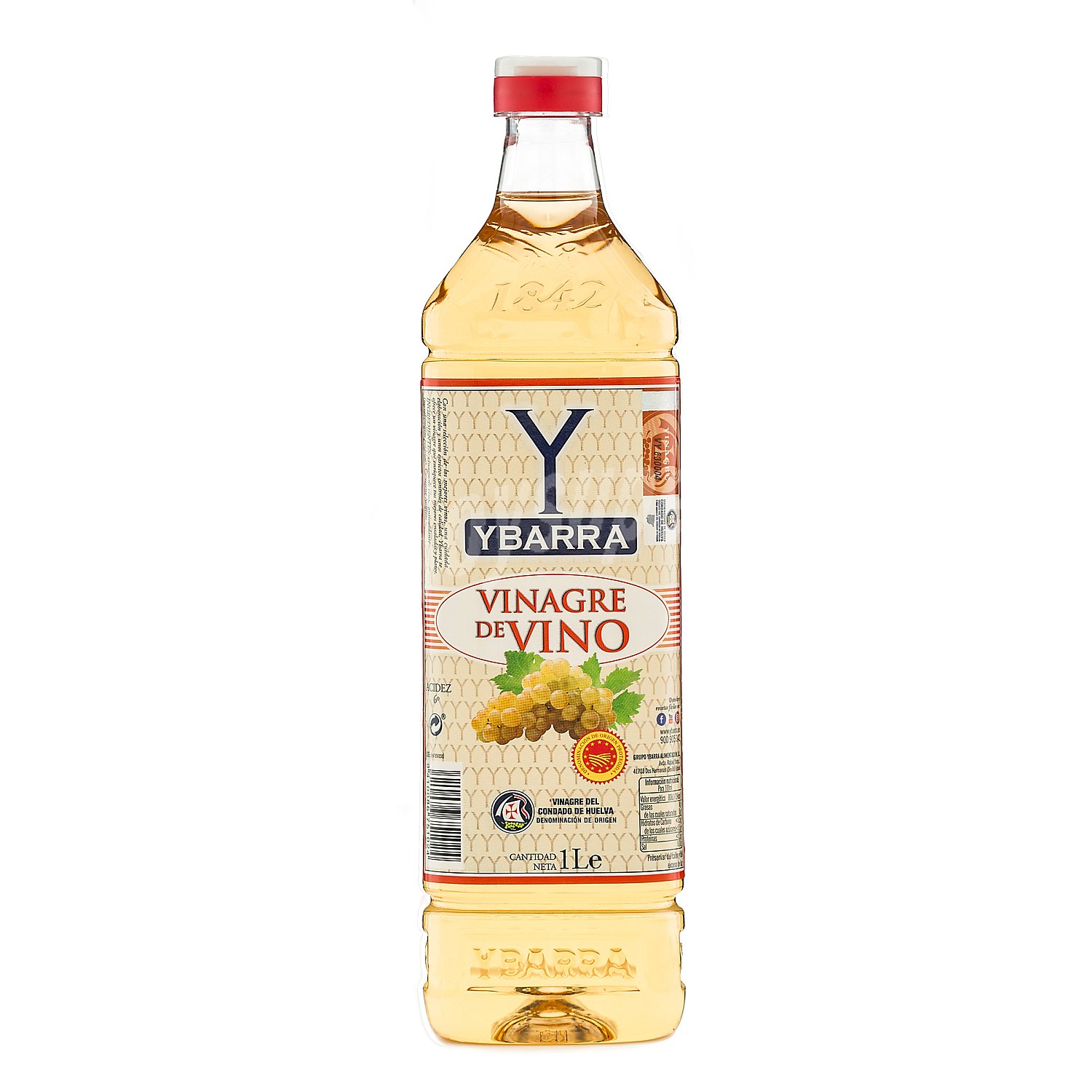 Vinagre de vino blanco botella 1 lt