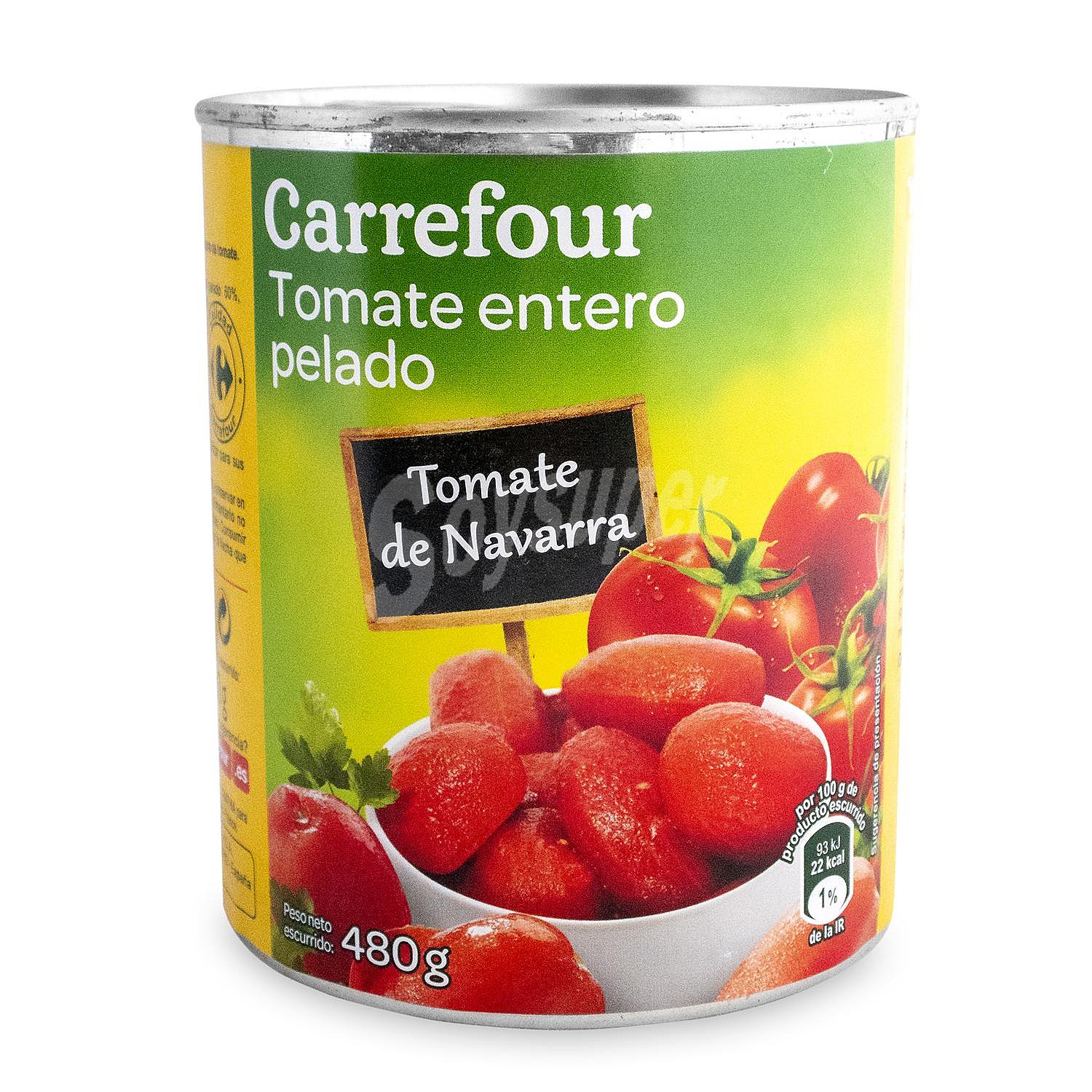 Tomate natural pelado Carrefour