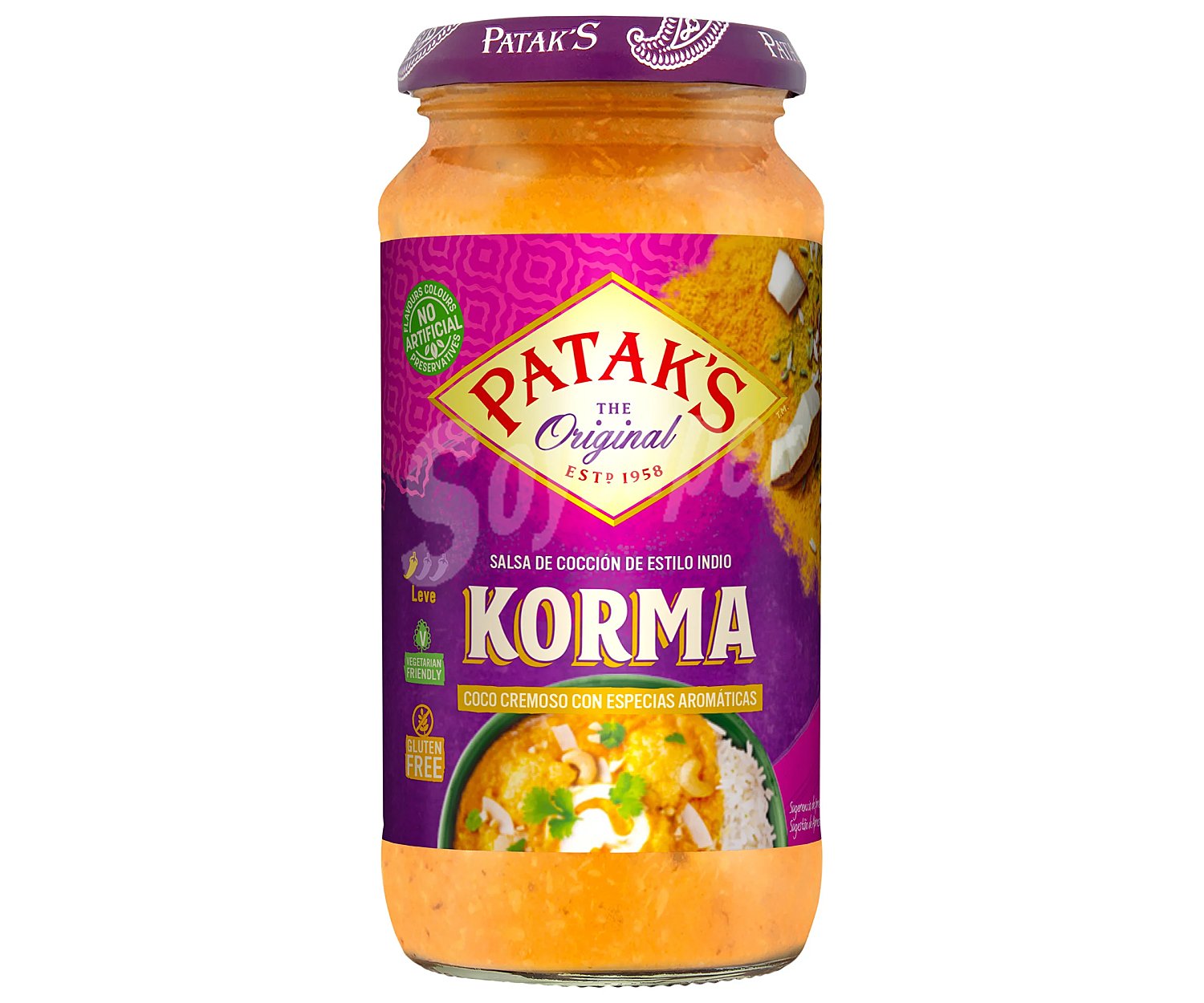 Patak's Salsa de curry, Korma patak´s