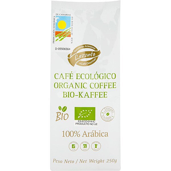 Café molido ecológico 100% arábica tostado artesanal