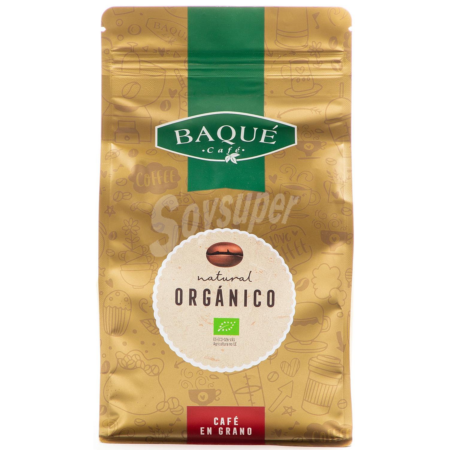 Café natural en grano Baqué