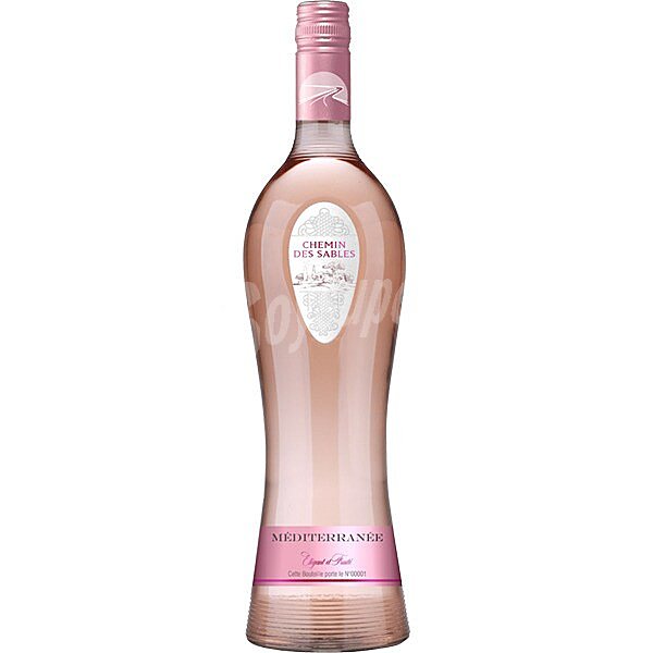 Vino rosado de Francia botella 75 cl