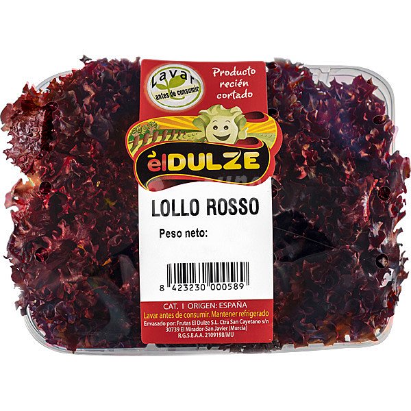 Lechuga lollo rosso