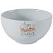 Bol multiuso de porcelana, 13,5cm, decorado Enjoy, actuel