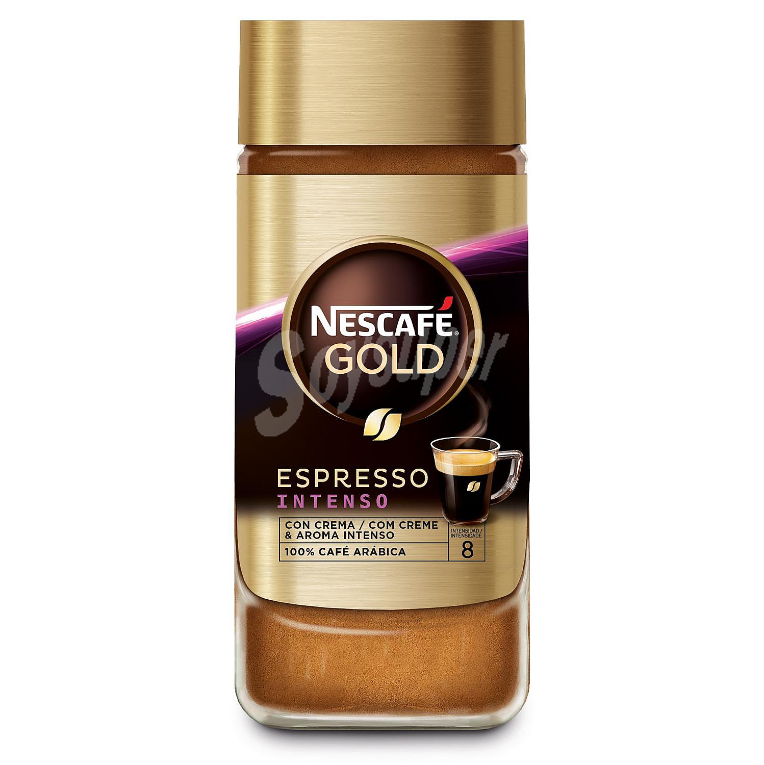 Café soluble espresso intentso Gold Nescafé