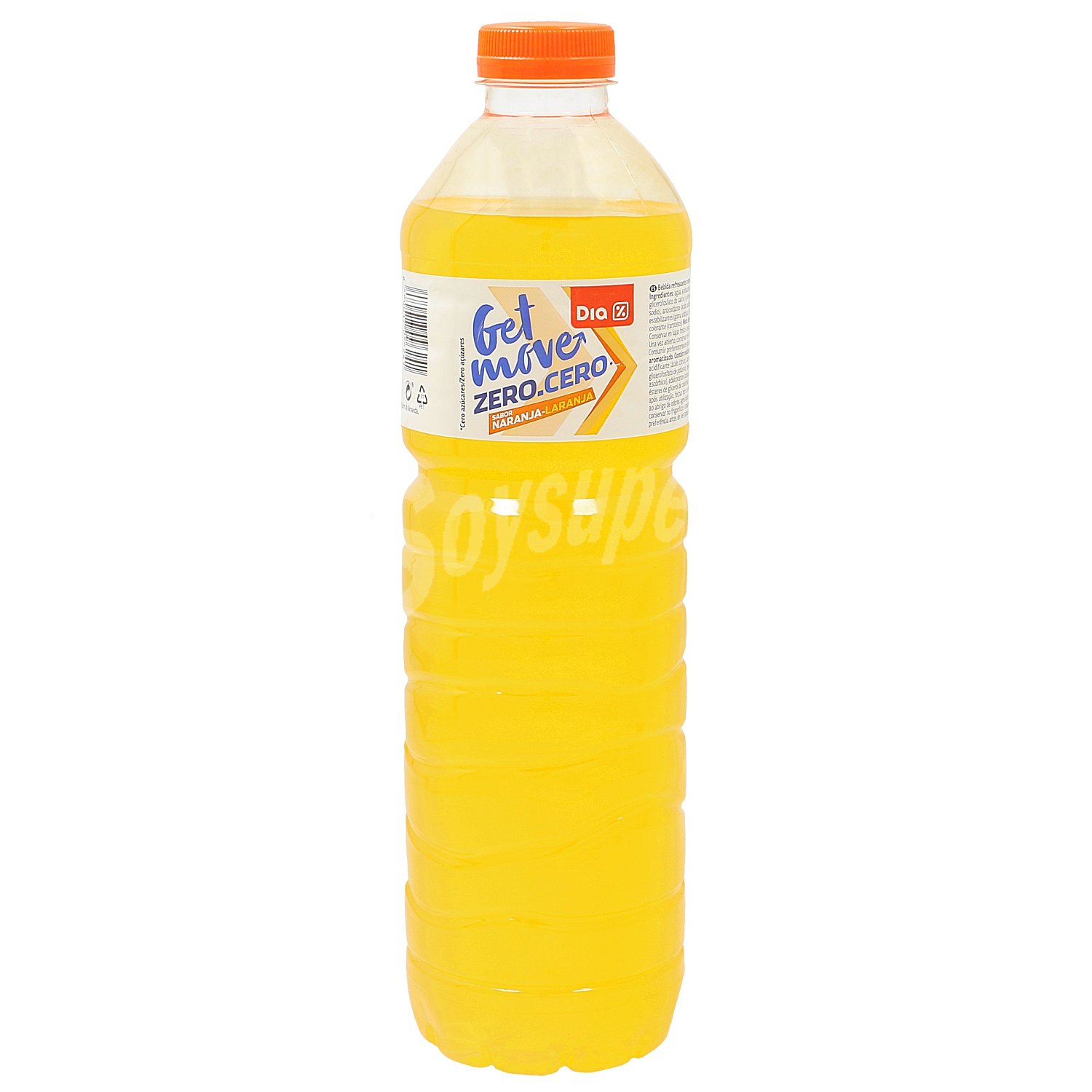 Bebida refrescante aromatizada naranja zero