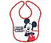 Pack de 2 baberos de rizo con velcro, mickey.