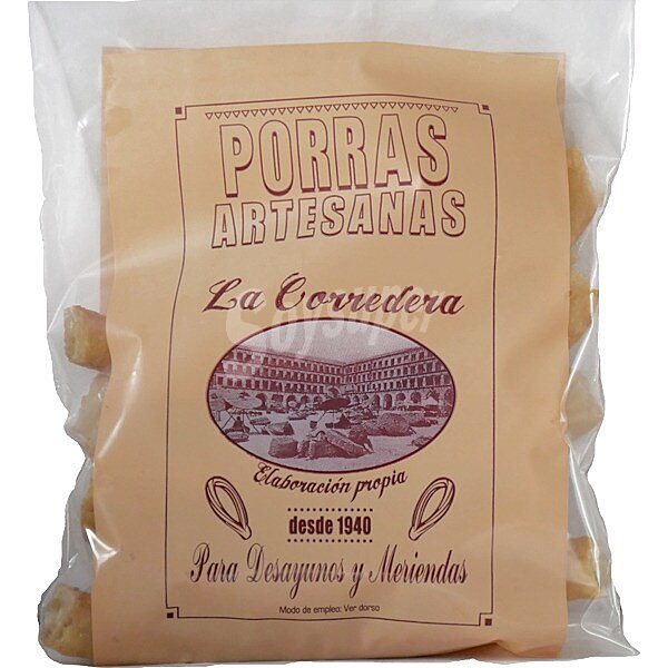 Porras artesanas congeladas