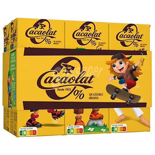 Cacaolat Batido de chocolate sin azúcares añadidos cacaolat