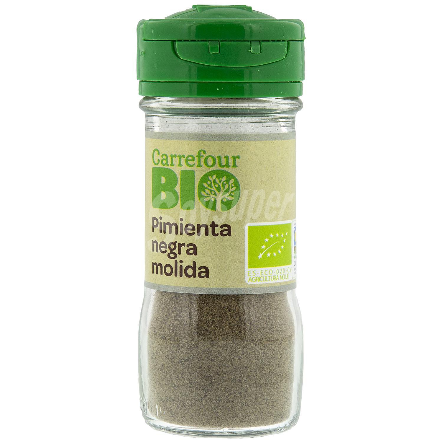 Pimienta negra molida ecológica Carrefour Bio