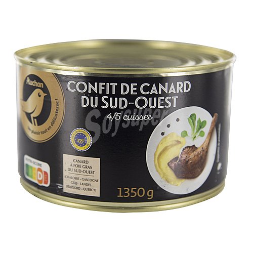 Alcampo gourmet Muslos de pato confitado alcampo gourmet