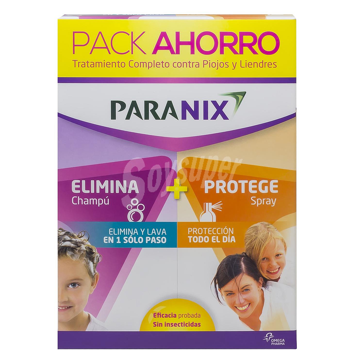 Elimina 2 pack piojos y liendres tratamiento completo Elimina champú 200 ml + Protege repelente