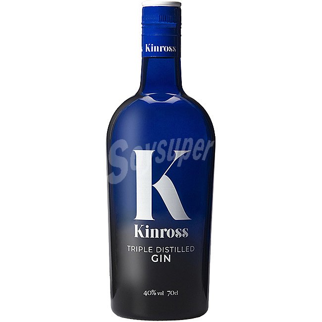 Kinross Ginebra nacional premium selección triple destilación kinross