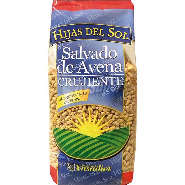 Salvado de avena crujiente